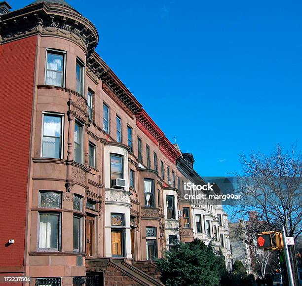 Park Slope Im Winter Stockfoto und mehr Bilder von New York City - New York City, Bundesstaat New York, Reihenhaus