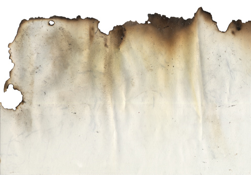 Paper with burnt edgeMore burnt edges: