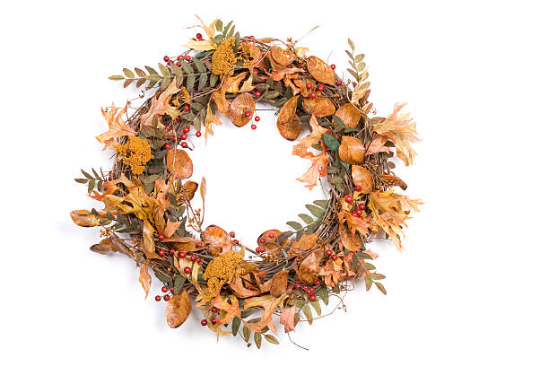 istock Autumn Wreath Series 172237605