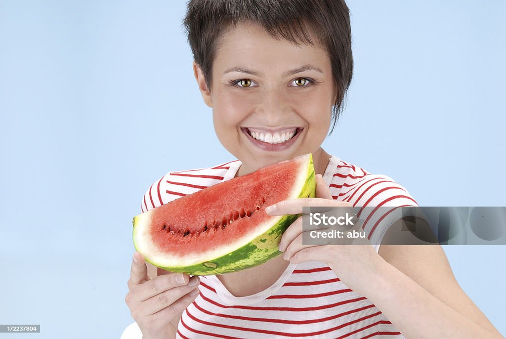 Wassermelone Lächeln - Lizenzfrei Begehren Stock-Foto