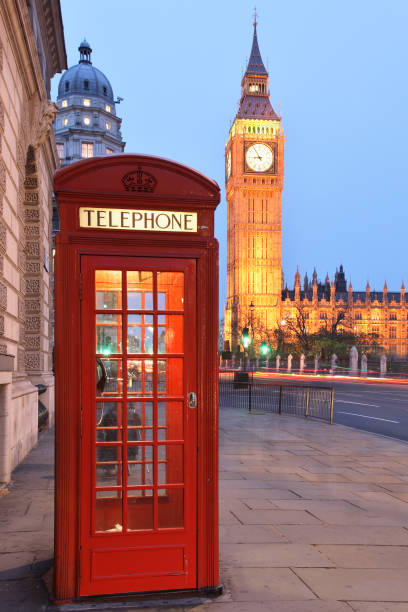 londyn krajobraz miejski - capital cities pay phone city cityscape zdjęcia i obrazy z banku zdjęć