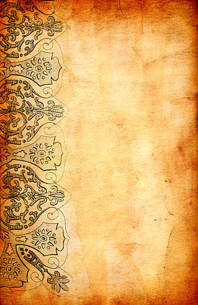 grunge hintergrund - frame copy space fantasy scroll stock-grafiken, -clipart, -cartoons und -symbole