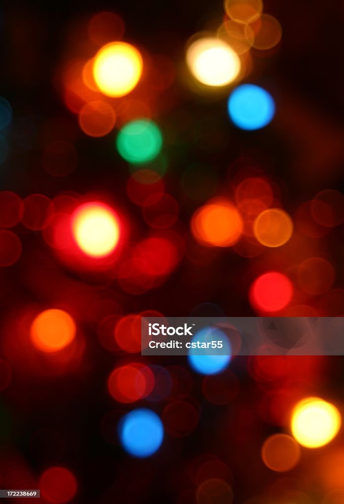 Astratto di luci colorate sfocati - Foto stock royalty-free di Natale