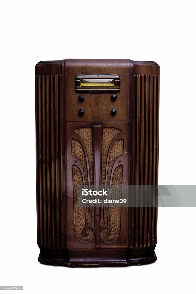 vintage radio - Zbiór zdjęć royalty-free (Radio)
