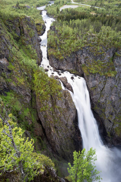 istock Voringsfossen, the 83rd highest waterfall in Norway on the basis of total fall. 1722389509