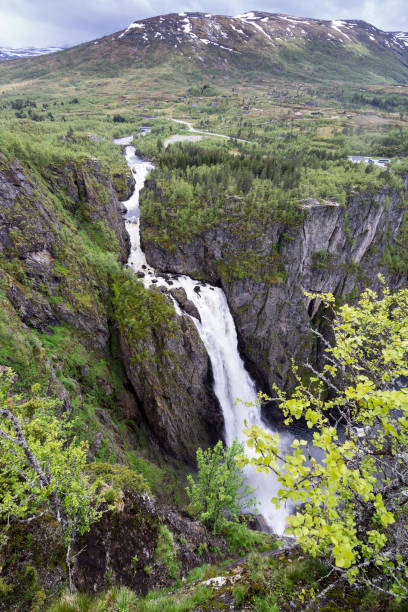 istock Voringsfossen, the 83rd highest waterfall in Norway on the basis of total fall. 1722389510