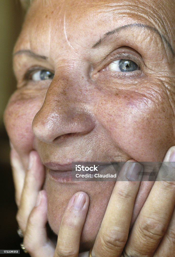 Felice donna senior - Foto stock royalty-free di 55-59 anni