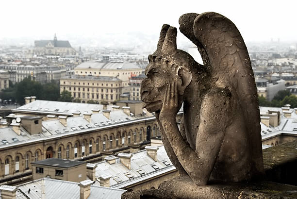 istock Watching over foggy Paris 172239613
