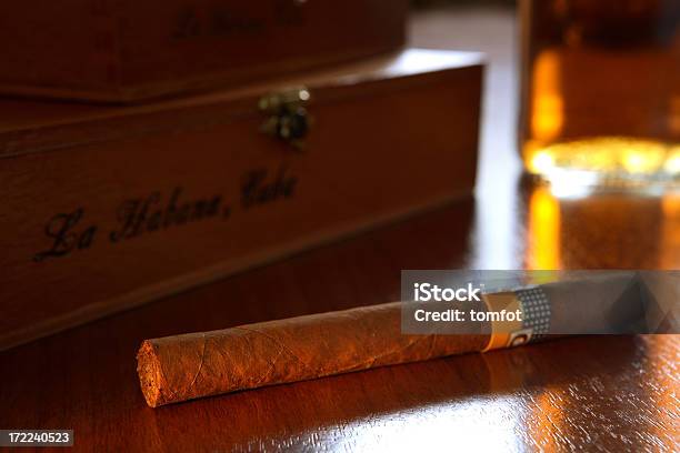 Pola Cygar I Whisky 5 - zdjęcia stockowe i więcej obrazów Cygaro - Cygaro, Pudełko, Alkohol - napój