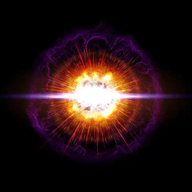 A supernova of an explosion