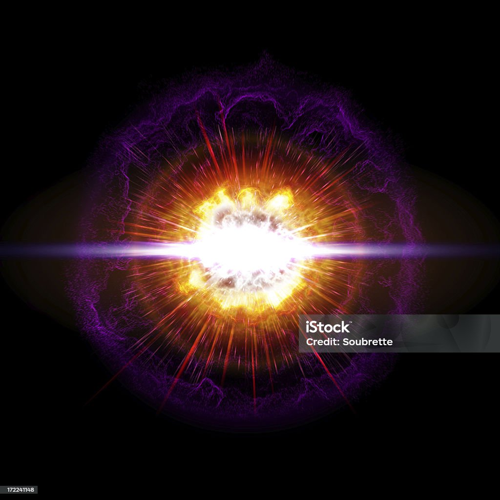 Explosão - Royalty-free Supernova Foto de stock