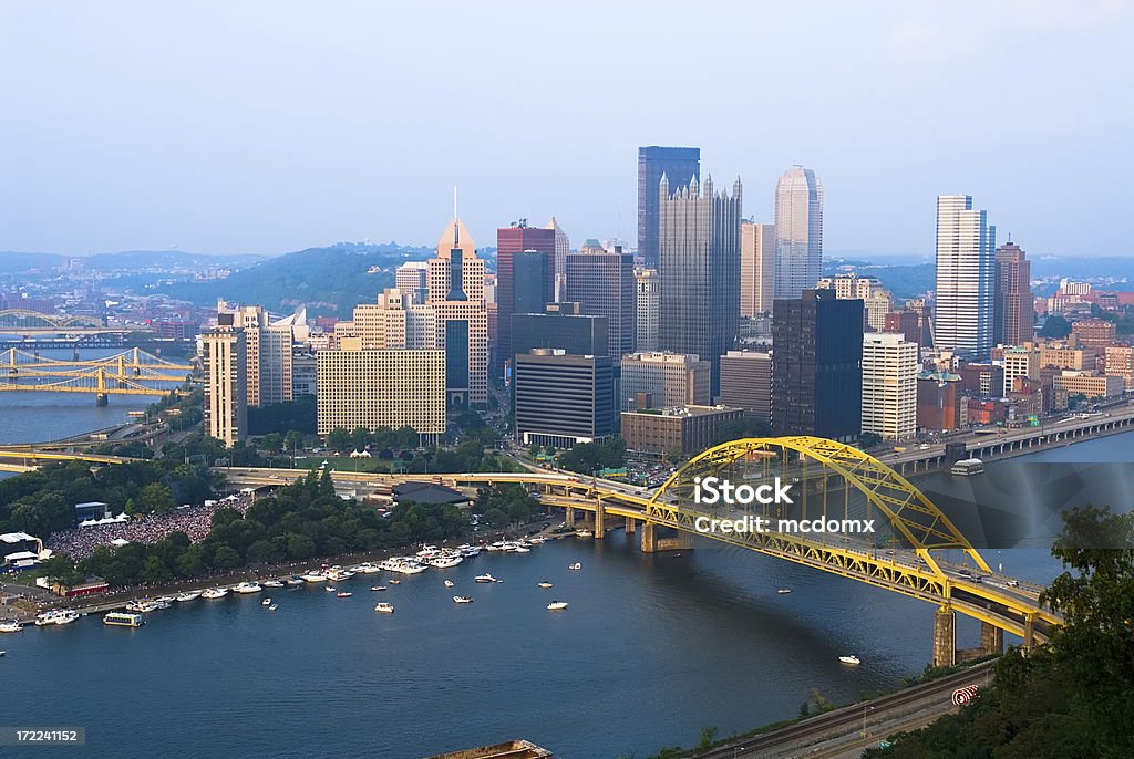 Centrum miasta Pittsburgh, Pensylwania - Zbiór zdjęć royalty-free (Pittsburgh)