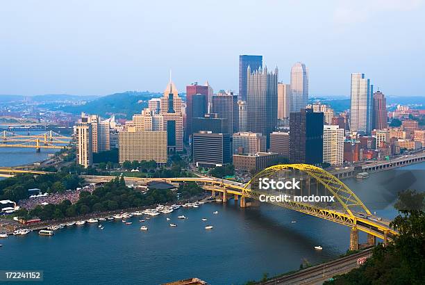 Centrum Miasta Pittsburgh Pensylwania - zdjęcia stockowe i więcej obrazów Pittsburgh - Pittsburgh, Panorama miasta, Śródmieście