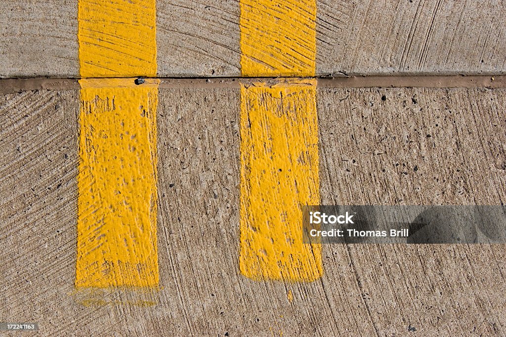 Gelbe Linien - Lizenzfrei Fernverkehr Stock-Foto