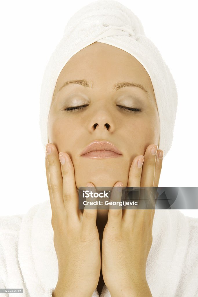 Frau immer eine Kopfmassage - Lizenzfrei Alternative Behandlungsmethode Stock-Foto