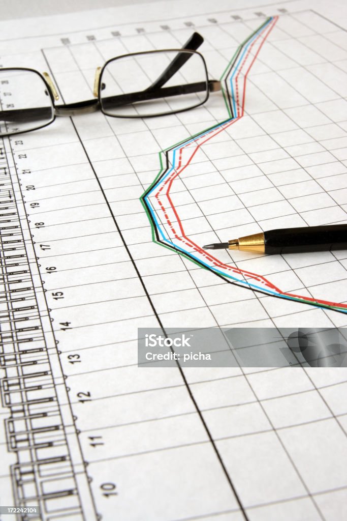 Diagramm - Lizenzfrei Analysieren Stock-Foto