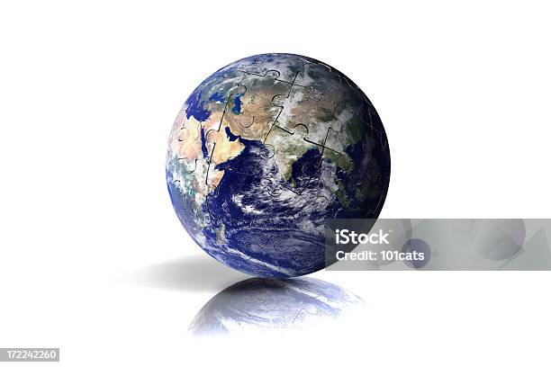 Reflexion Stockfoto und mehr Bilder von Globus - Globus, Indien, Planet Erde