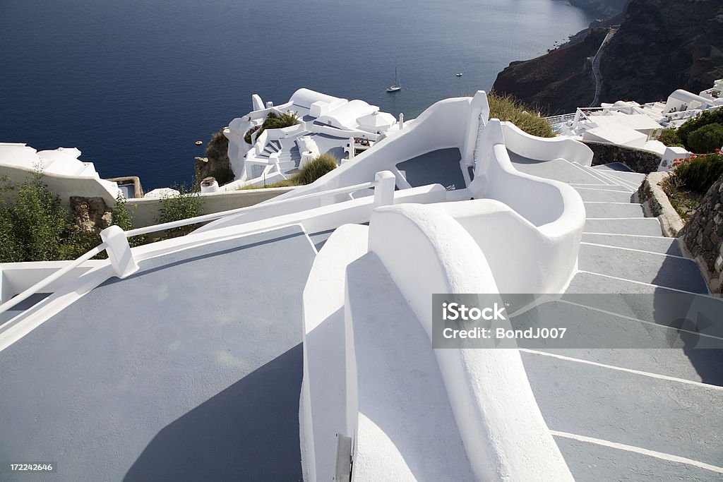 Santorini passos - Royalty-free Aldeia Foto de stock