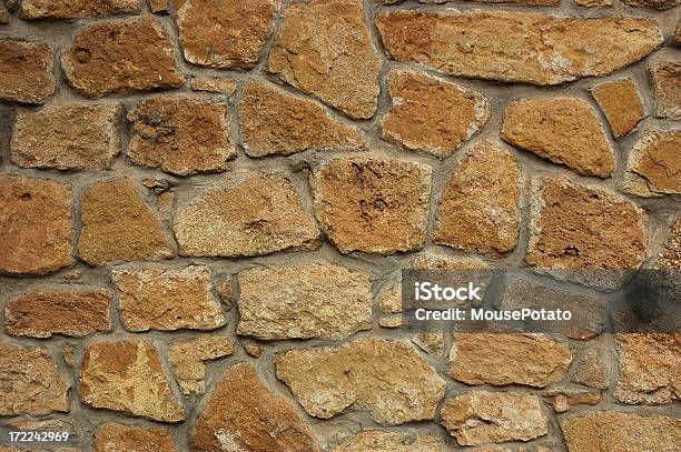 Stone Wall Stock Photo - Download Image Now - Backgrounds, Building Exterior, Built Structure