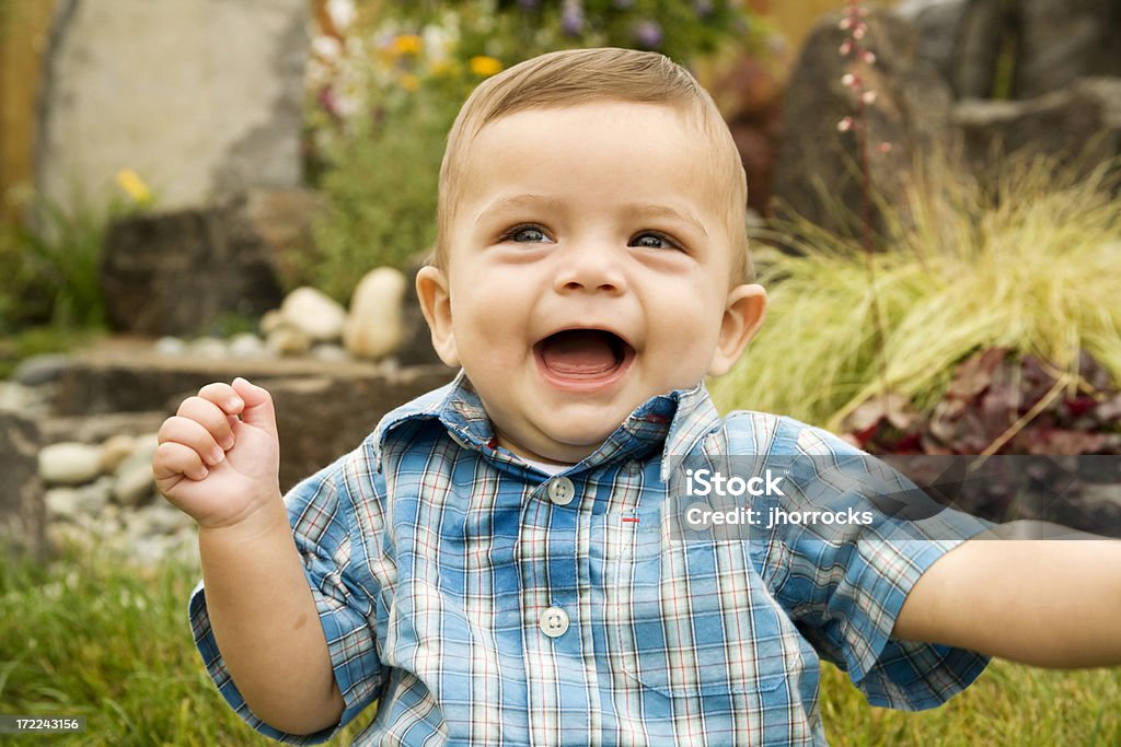 Bebé feliz Menino - Royalty-free 12-15 Meses Foto de stock