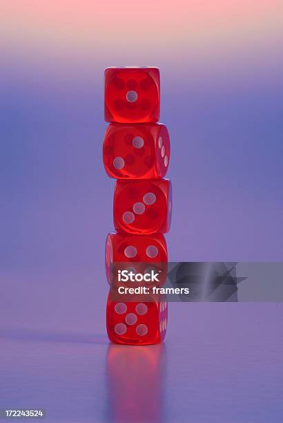 Stack Of Dice Stock Photo - Download Image Now - Business, Color Image, Countdown