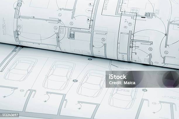 Appartamenti Con Parcheggio - Fotografie stock e altre immagini di Parcheggio - Parcheggio, Progettare, Cianografia