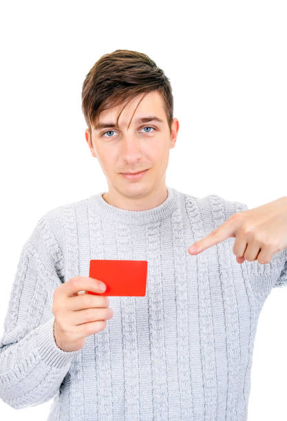istock Young Man with a Bank Card 1722438775