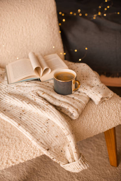 istock Cozy home atmosphere with cup of coffee 1722440022