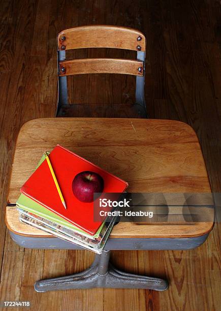 In School Stock Photo - Download Image Now - Antique, Apple - Fruit, Back to School