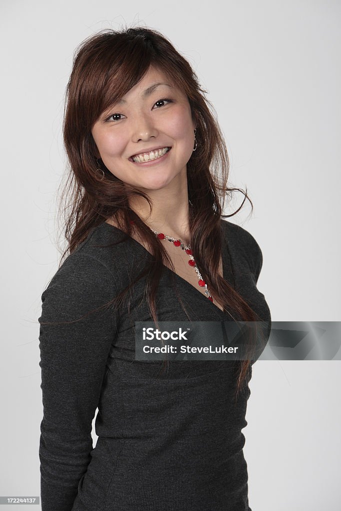 笑顔アジアの女の子 - 1人のロイヤリティフリーストックフォト