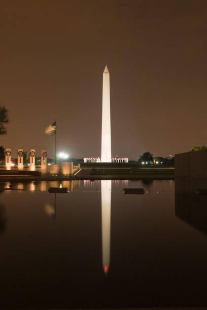 istock Washington Monument and WW II memorial 172244150