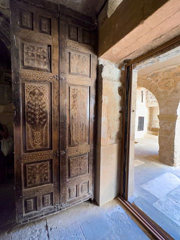 Monastery  of the Deyr ul-Zafaran's Door  in Mardinü
