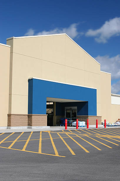 istock Modern Store Building Entrance 172244462