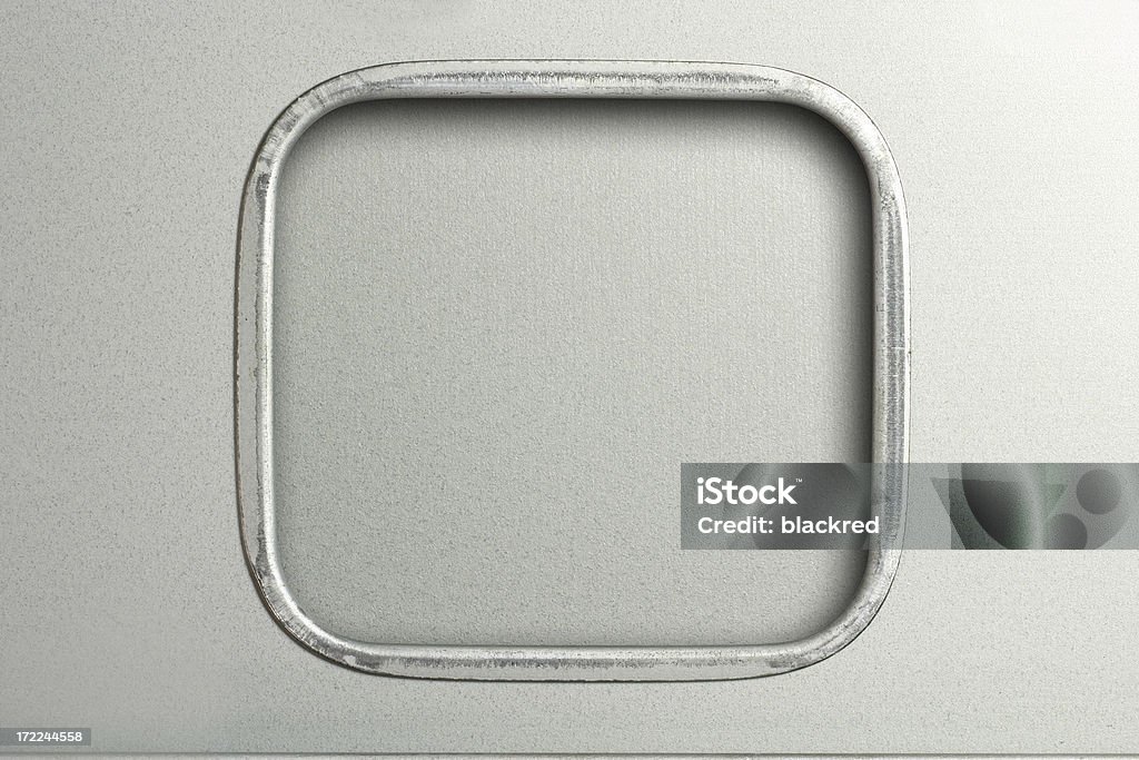 Metallic Window Close-up on chrome frame.Similar images - Backgrounds Stock Photo