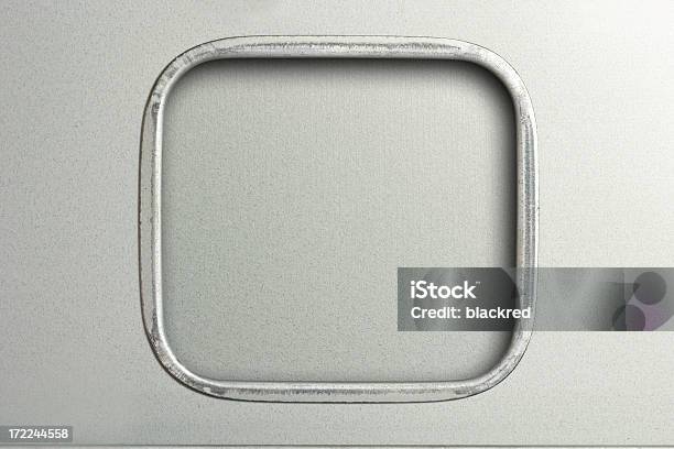 Metallic Window Stock Photo - Download Image Now - Backgrounds, Blank, Border - Frame