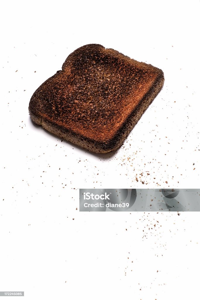 burnt toast - Lizenzfrei Toastbrot Stock-Foto