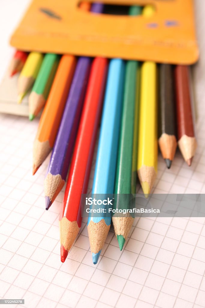 Цветные карандаши - Стоковые фото Без людей роялти-фри