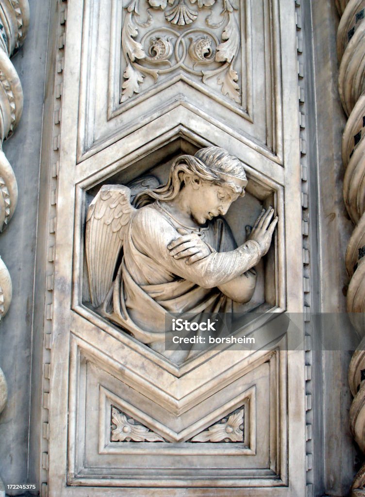 Angel in Architektur von Florenz-Dom II - Lizenzfrei 6-7 Jahre Stock-Foto