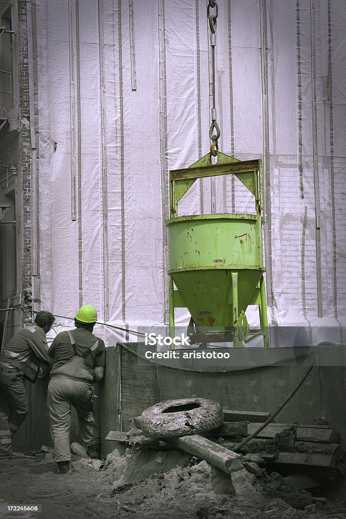 Sitio de construcción/demolición - Foto de stock de Silo libre de derechos