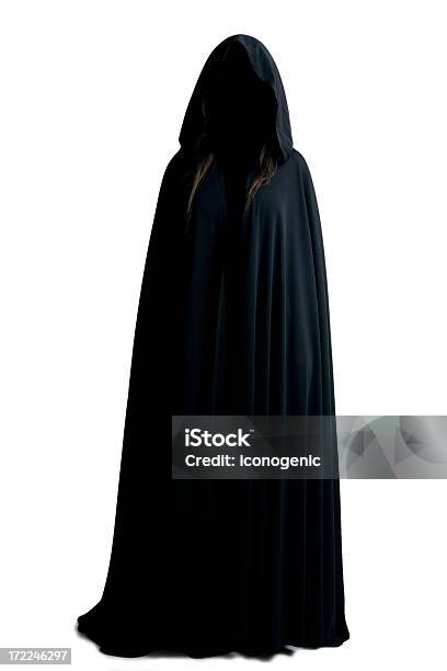 Witch Stock Photo - Download Image Now - Cape - Garment, Black Color, Hood - Clothing