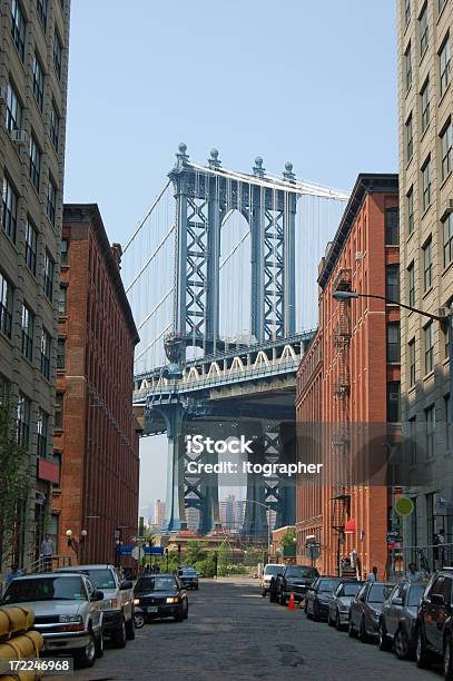 Dumbo Brooklyn - Fotografias de stock e mais imagens de Ponte de Manhattan - Ponte de Manhattan, Apartamento, Brooklyn - Nova Iorque