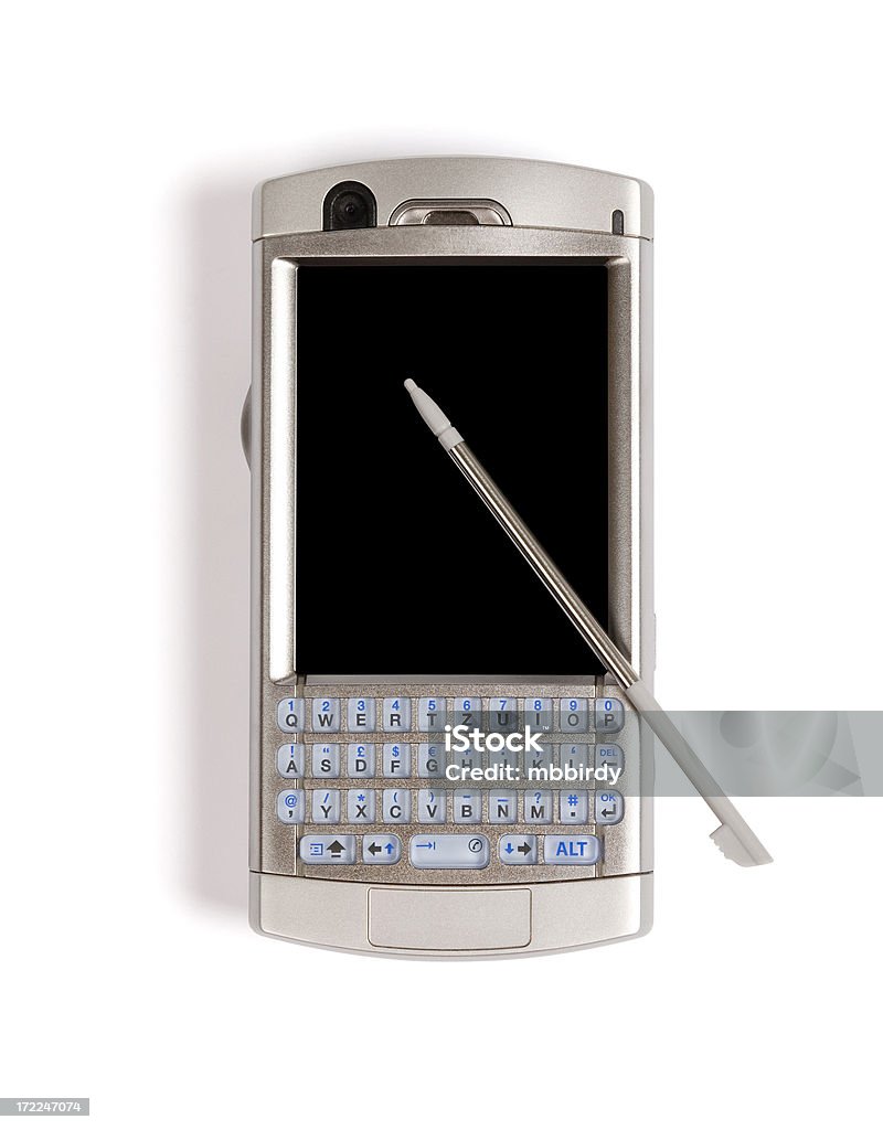 Hi-Tech Tasca per telefono cellulare (clipping path), isolato su sfondo bianco - Foto stock royalty-free di 3G