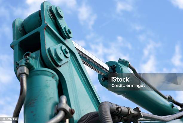 Teil Des Bulldozerarm Stockfoto und mehr Bilder von Bagger - Bagger, Grün, Arbeiten