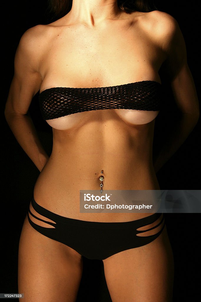 Bodyshape Sexy Belly Abdomen Stock Photo