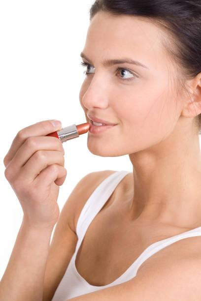 istock Beautiful Girl Make-up - lipstick 172247440