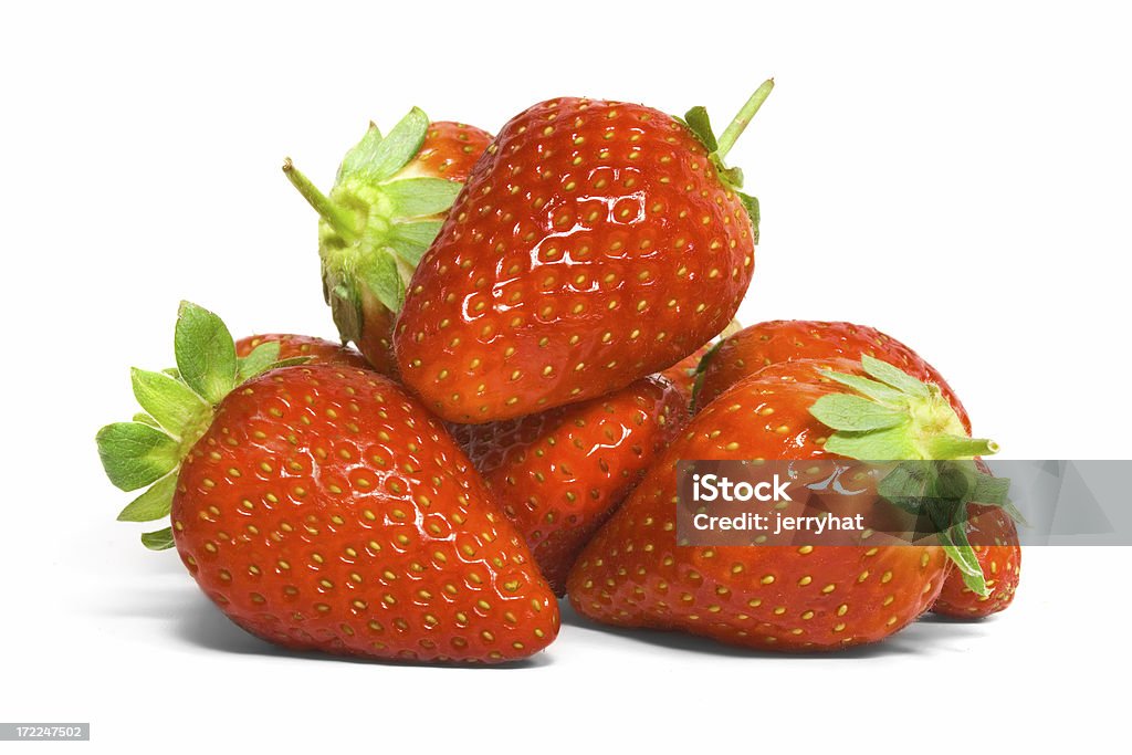 Pile of Strawberries Shot of a pile of strawberries. Berry Fruit Stock Photo