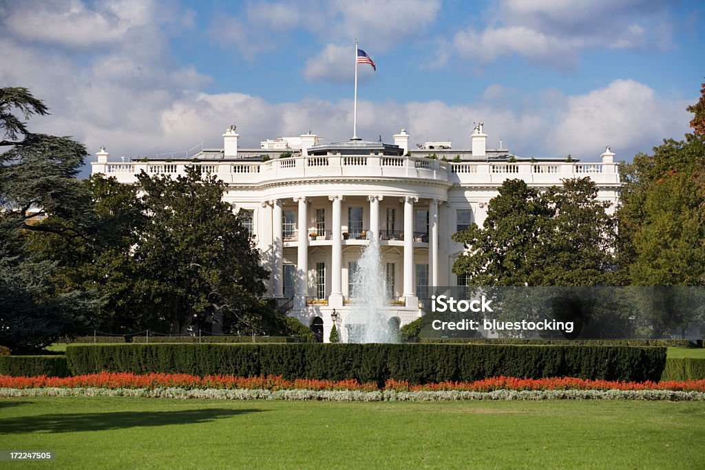 La casa blanca en Washington DC - Foto de stock de Aire libre libre de derechos