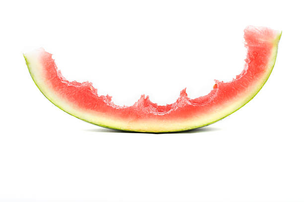 대부분 먹음 멜론 - watermelon fruit food portion 뉴스 사진 이미지