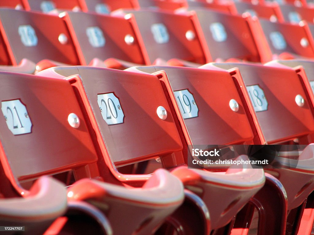 Assentos de estádio - Foto de stock de Arquibancada royalty-free