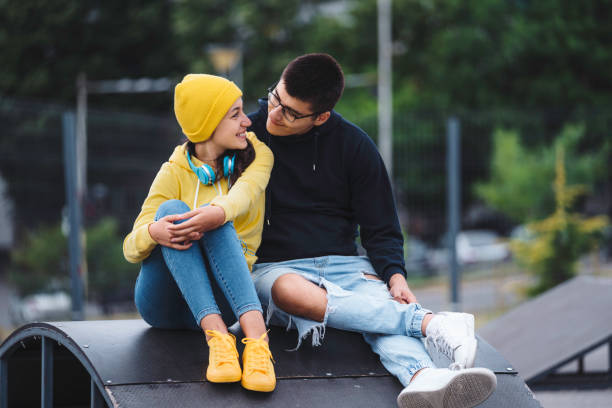 istock Beautiful young couple. 1722478185